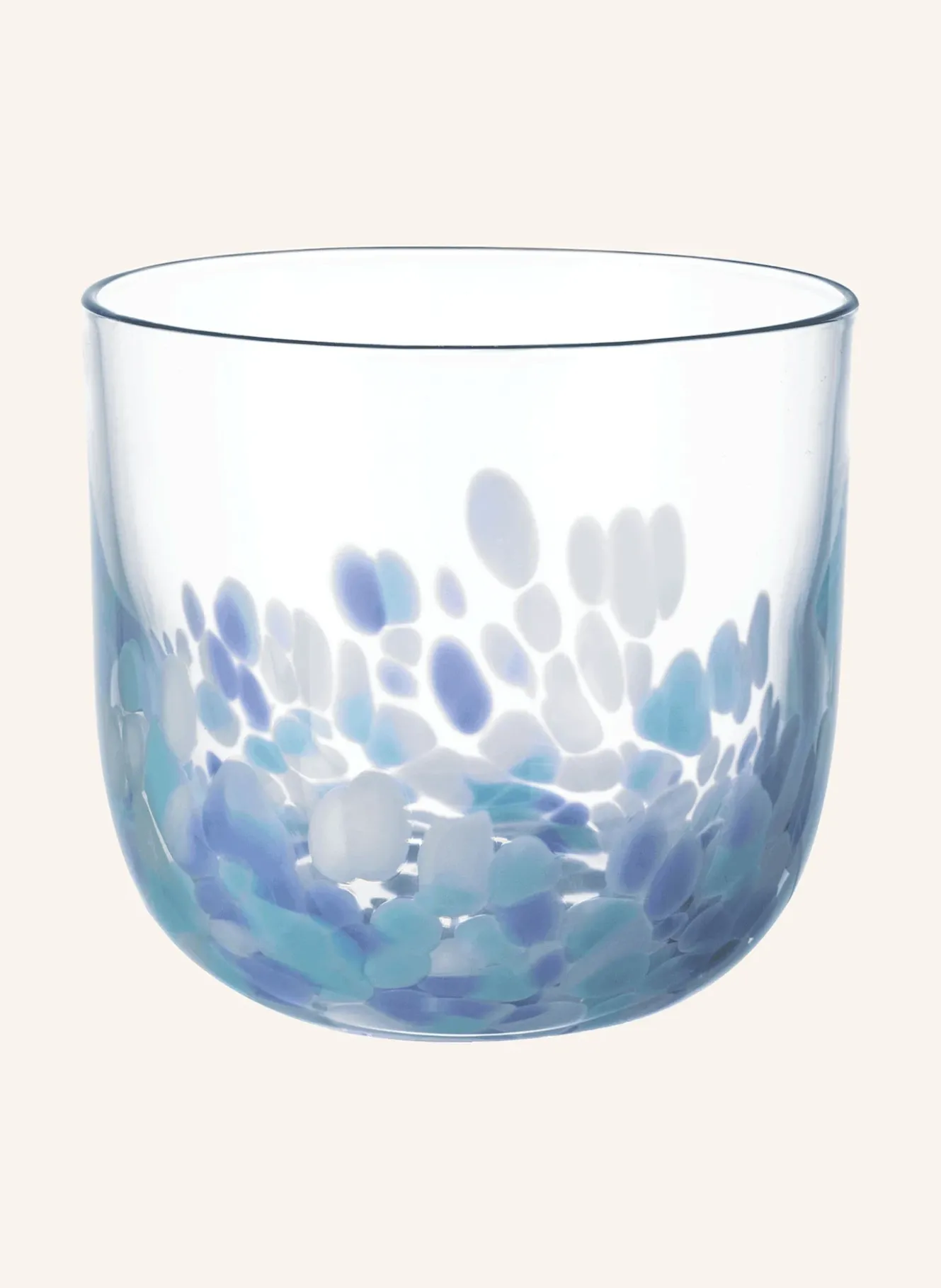 Wasserglas, 2 Stück LIKE CONFETTI AQUA
