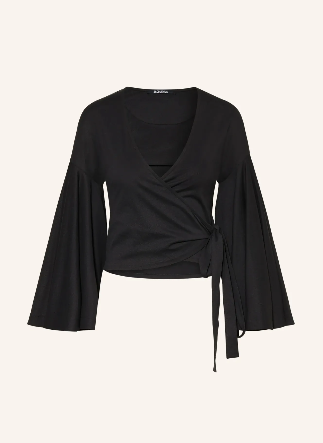 Wickelbluse LE CACHE COEUR VENTADOU mit 3/4-Arm