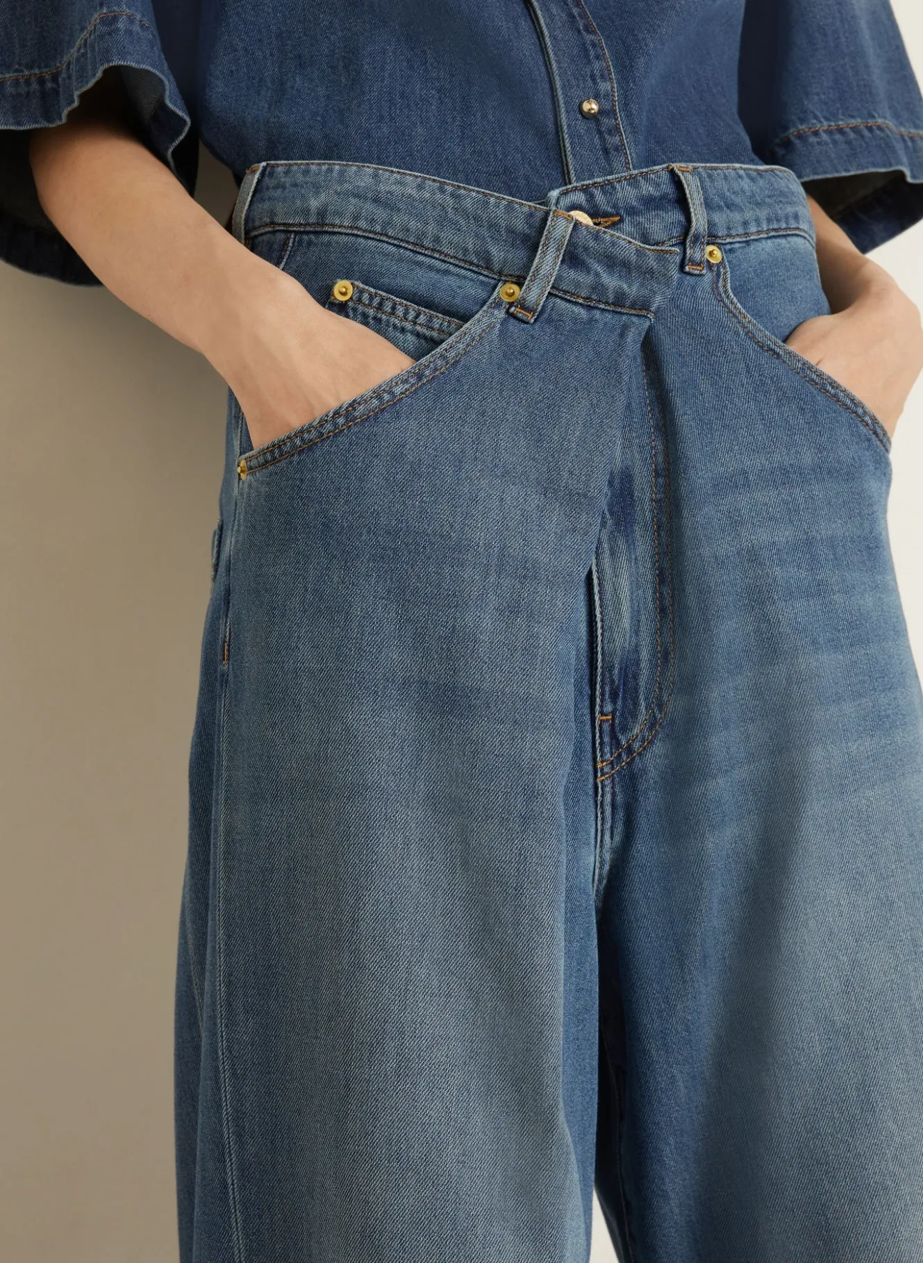 Wide Leg Jeans INES
