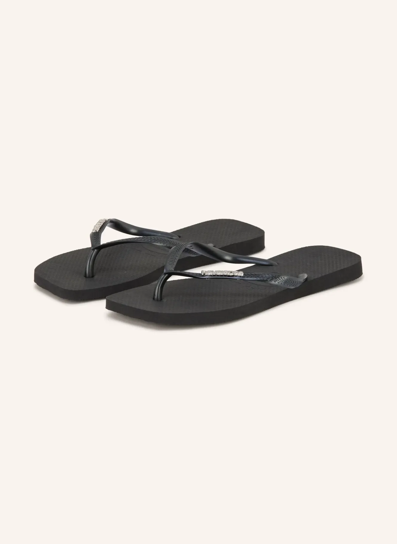 Zehentrenner SLIM SQUARE LOGO METALLIC